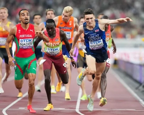 Britain's Wightman Just Loses Out on Gold as Portugal's Isaac Nader Takes Surprise 1500m Title