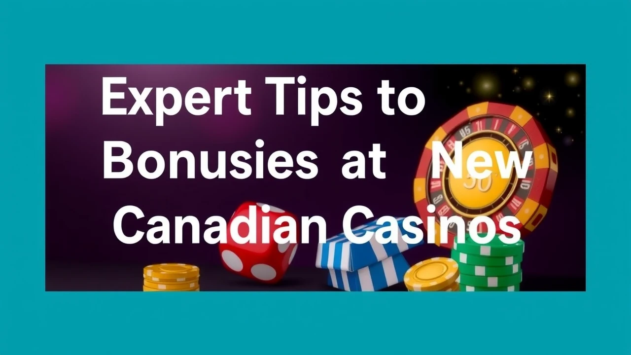 Expert Tips to Unlocking Bonuses at New Canadian Casinos