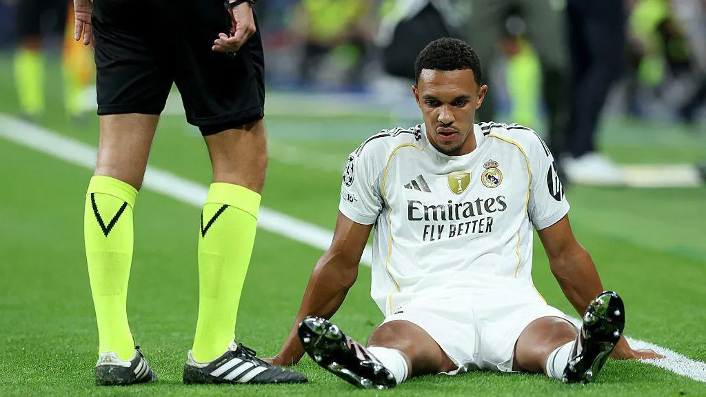 Trent Alexander-Arnold sustains early blow in the Spanish giants UCL tie