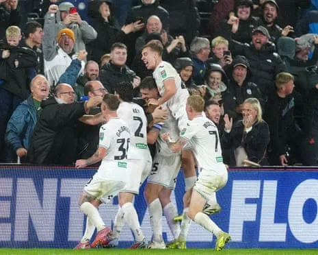 Frustration for Postecoglou as Swansea Shock Nottingham Forest with Dramatic Comeback